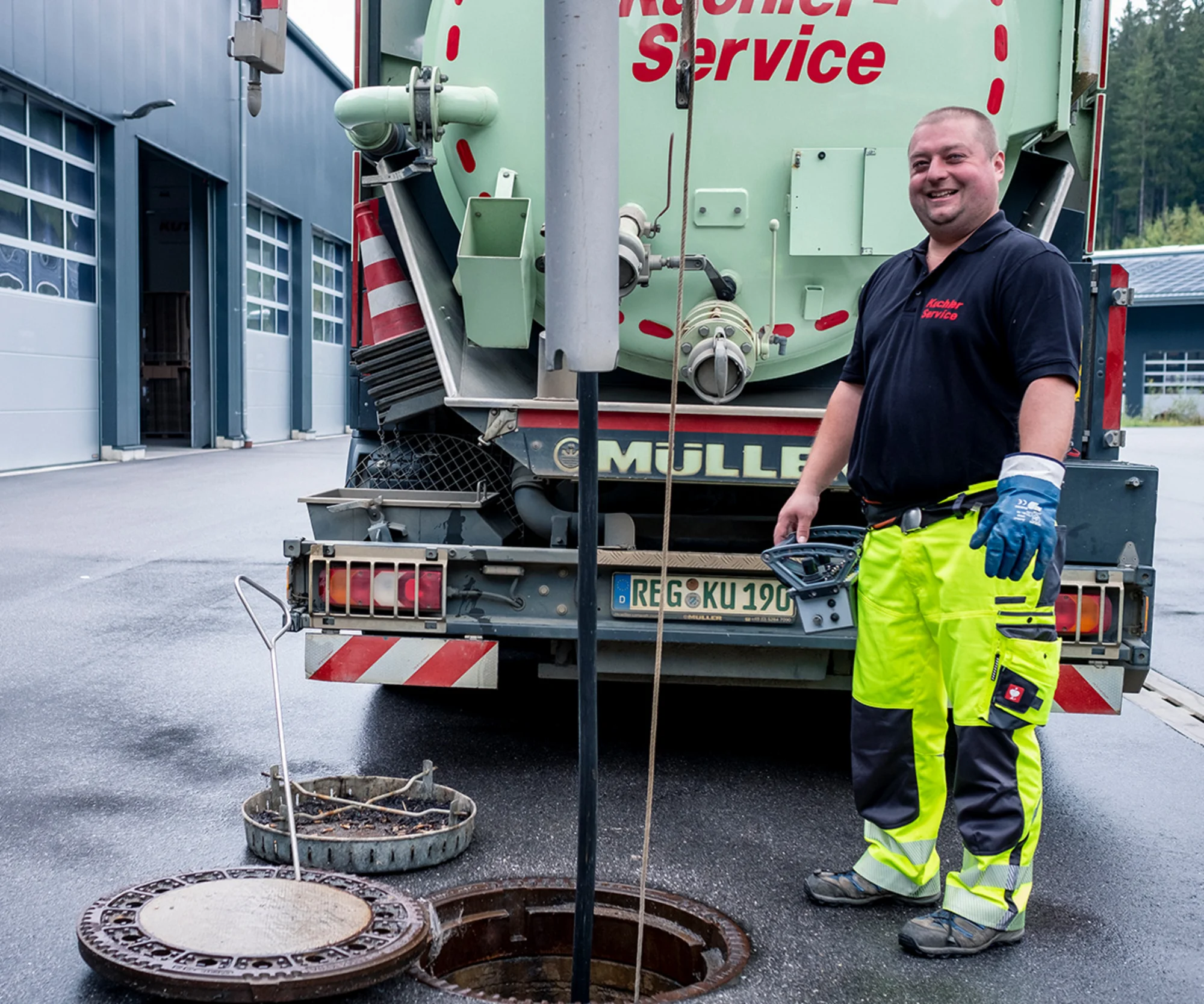 Kanalreinigung bei Verstopfung und Rückstau